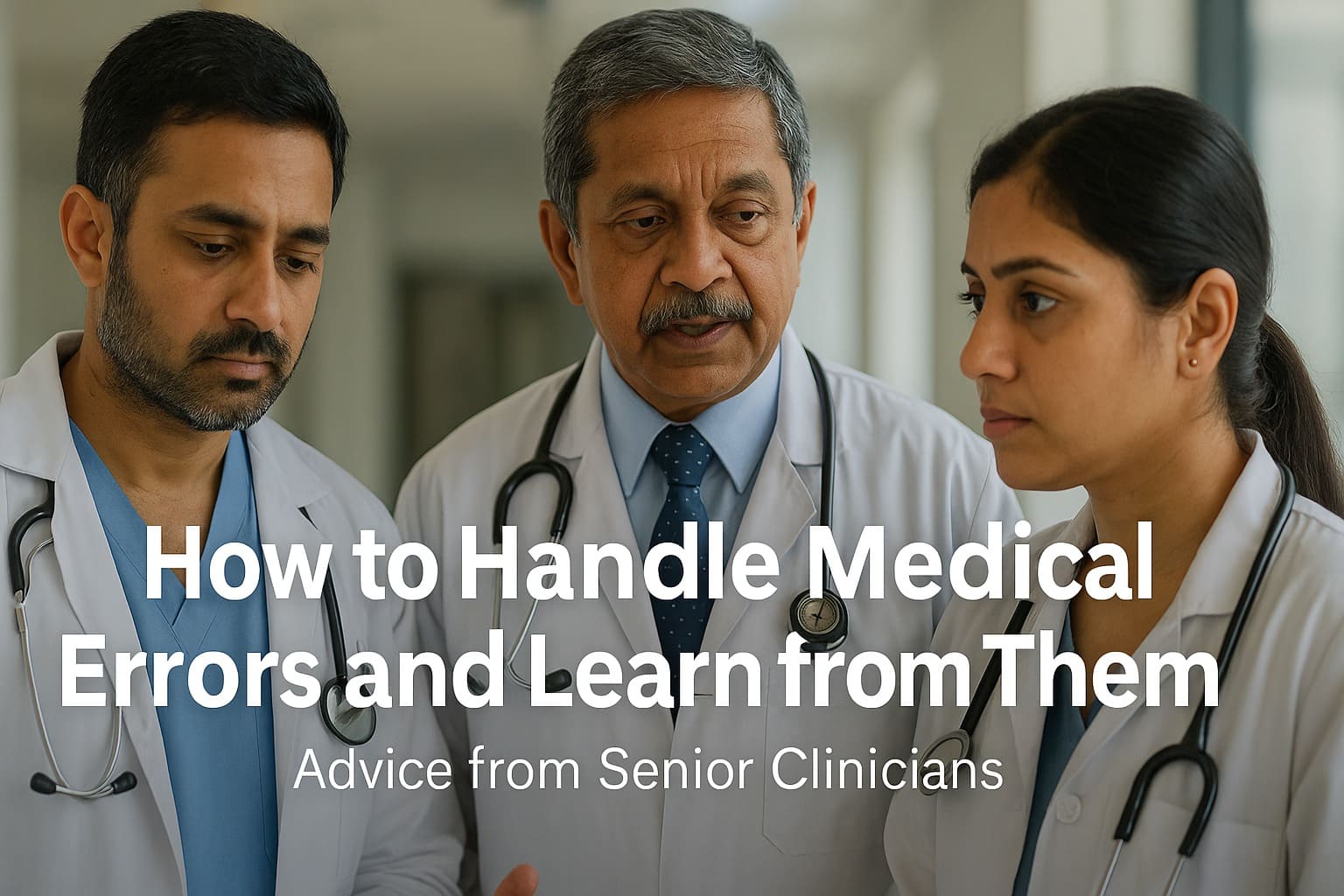 How to Handle Medical Errors and Learn from Them: Advice from Senior ...