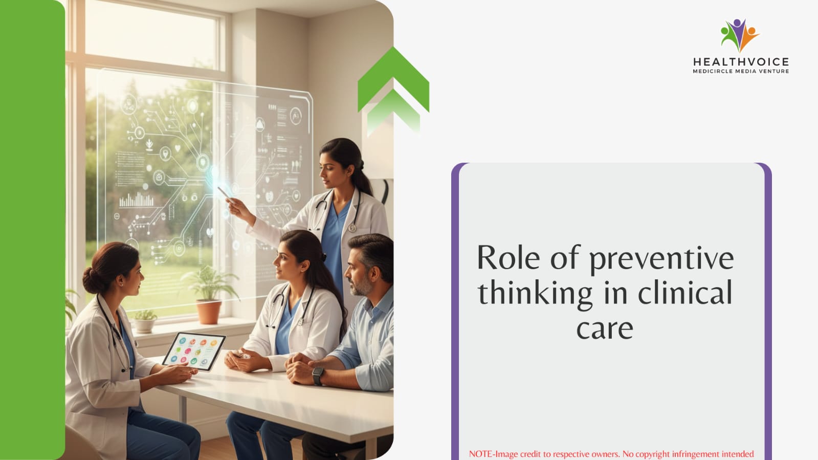 Role of preventive thinking in clinical care